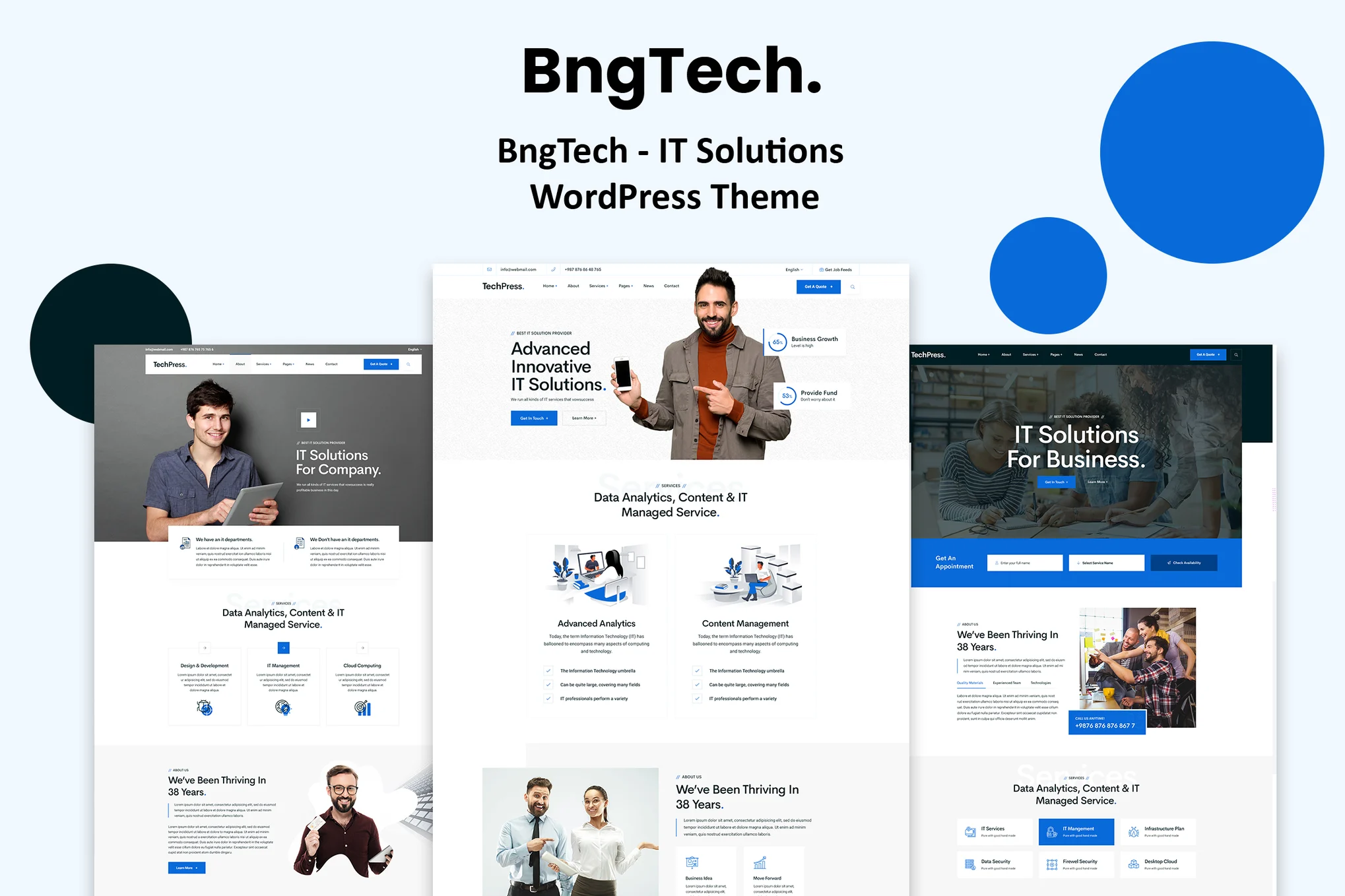 BngTech WordPress Theme
