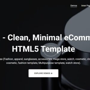 Agota - Clean Minimal eCommerce HTML5 Template