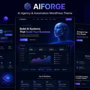AIForge - AI Futuristic Theme