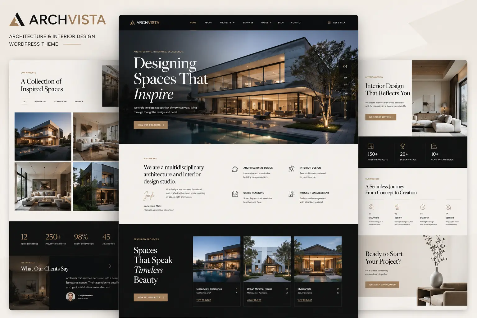 ArchVista - Premium WordPress Theme