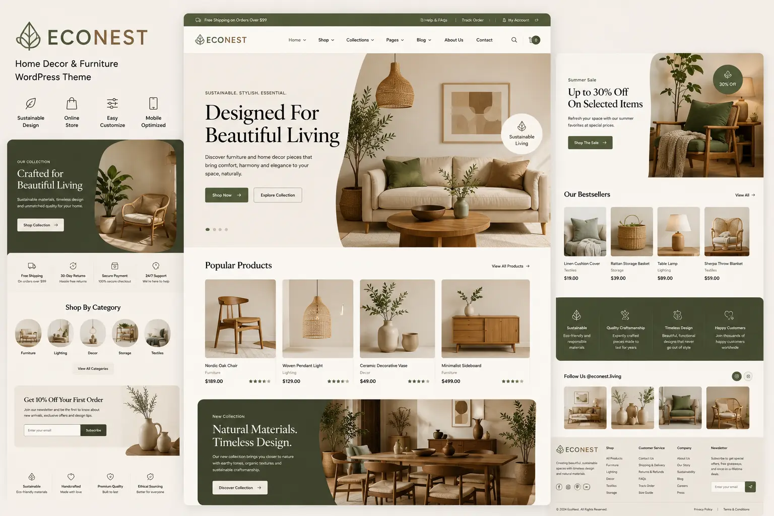 EcoNest - Modern WordPress Theme